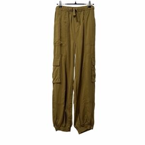 Anthropologie MOTHER The‎ Curbside Cargo Quickie Cinch Pants Size S Bronze Mist